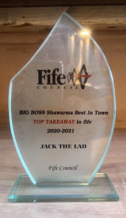 Big Boss St Andrews toptakeaway in fife Awards